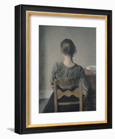 Rest-Vilhelm Hammershoi-Framed Giclee Print