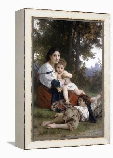 Rest-William Adolphe Bouguereau-Framed Stretched Canvas