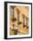 Restarant in Old Medieval Town, Western Transdanubia, Hungary-Walter Bibikow-Framed Photographic Print