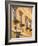 Restarant in Old Medieval Town, Western Transdanubia, Hungary-Walter Bibikow-Framed Photographic Print