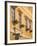 Restarant in Old Medieval Town, Western Transdanubia, Hungary-Walter Bibikow-Framed Photographic Print