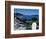 Restaurant at the Bar Harbor Inn and View of the Porcupine Islands, Maine, USA-Jerry & Marcy Monkman-Framed Photographic Print