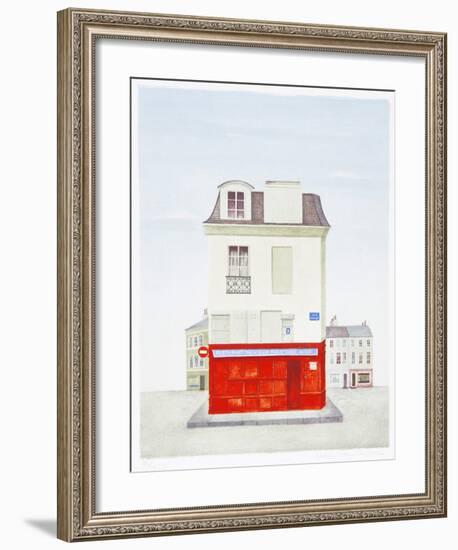 Restaurant au Vieux Paris-Mary Faulconer-Framed Limited Edition