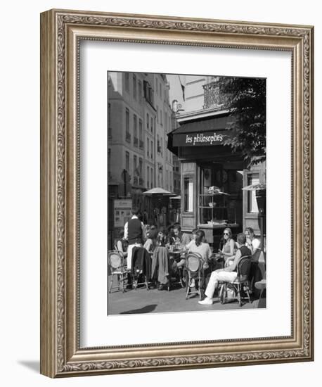 Restaurant/Bistro in the Marais District, Paris, France-Jon Arnold-Framed Photographic Print