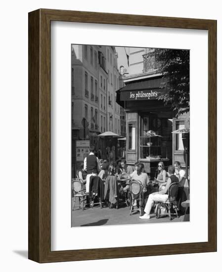 Restaurant/Bistro in the Marais District, Paris, France-Jon Arnold-Framed Photographic Print