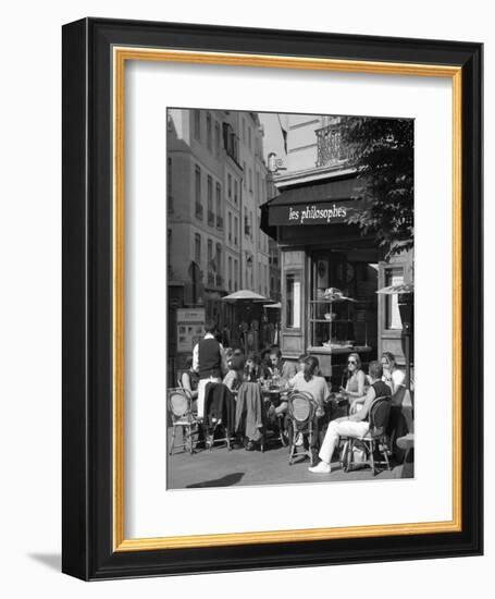 Restaurant/Bistro in the Marais District, Paris, France-Jon Arnold-Framed Photographic Print