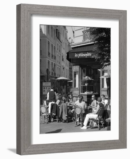 Restaurant/Bistro in the Marais District, Paris, France-Jon Arnold-Framed Photographic Print