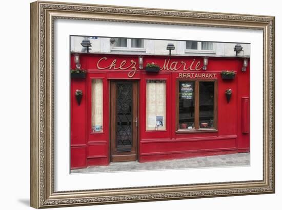Restaurant Chez Marie-Cora Niele-Framed Giclee Print