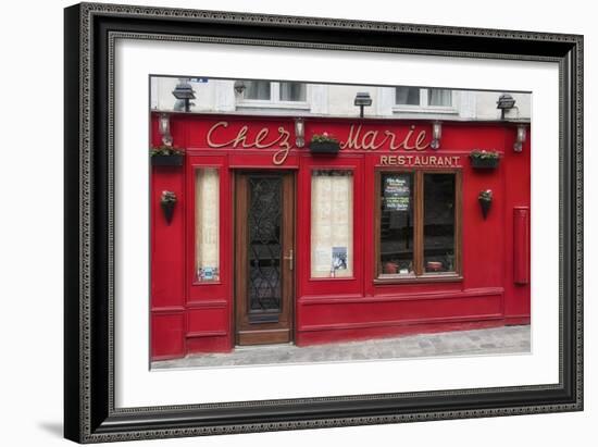 Restaurant Chez Marie-Cora Niele-Framed Giclee Print