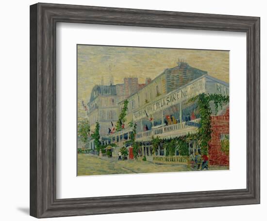 Restaurant de La Sirene at Asnieres, c.1887-Vincent van Gogh-Framed Giclee Print