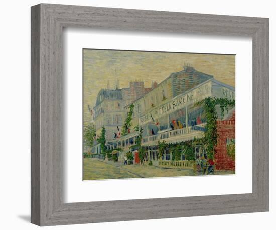 Restaurant de La Sirene at Asnieres, c.1887-Vincent van Gogh-Framed Giclee Print