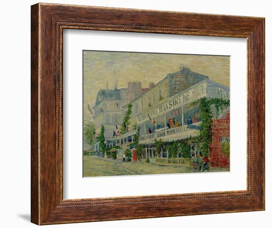 Restaurant de La Sirene at Asnieres, c.1887-Vincent van Gogh-Framed Giclee Print