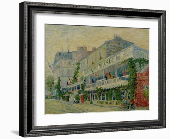 Restaurant de La Sirene at Asnieres, c.1887-Vincent van Gogh-Framed Giclee Print