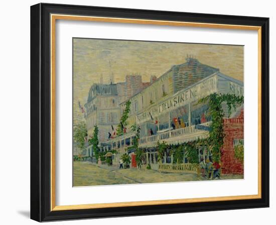 Restaurant de La Sirene at Asnieres, c.1887-Vincent van Gogh-Framed Giclee Print