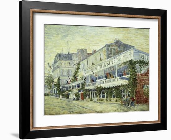 Restaurant de La Sirene at Asnieres, c.1887-Vincent van Gogh-Framed Giclee Print