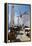 Restaurant Deck Windmill-Larry Malvin-Framed Premier Image Canvas