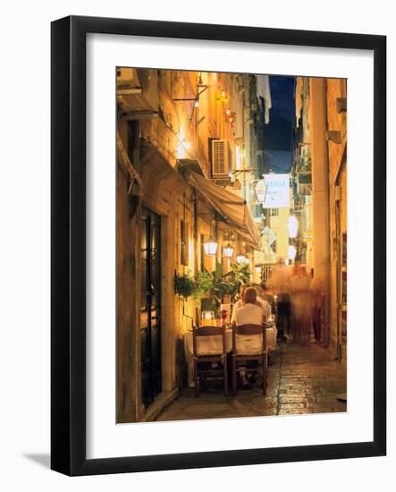 Restaurant, Dubrovnik, Croatia-Peter Thompson-Framed Photographic Print