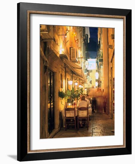 Restaurant, Dubrovnik, Croatia-Peter Thompson-Framed Photographic Print