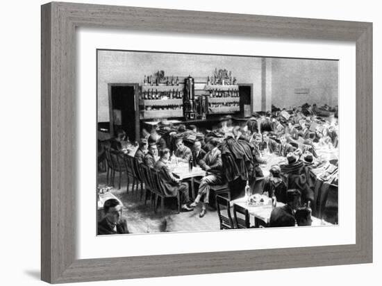 Restaurant for Students, Paris, 1931-Ernest Flammarion-Framed Giclee Print