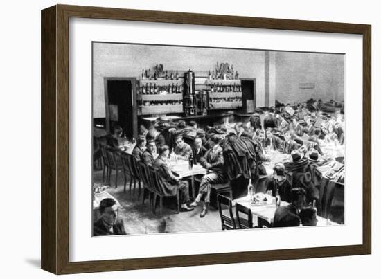 Restaurant for Students, Paris, 1931-Ernest Flammarion-Framed Giclee Print