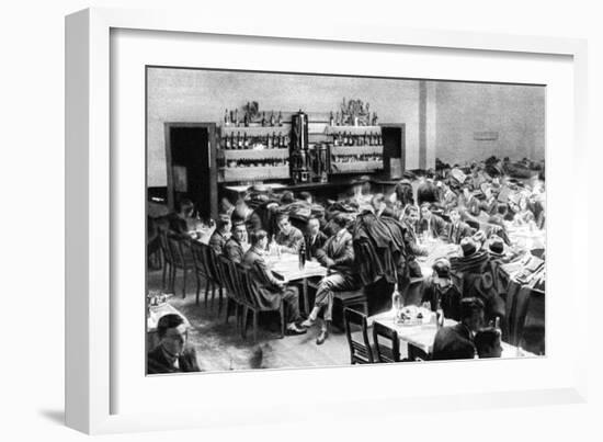 Restaurant for Students, Paris, 1931-Ernest Flammarion-Framed Giclee Print