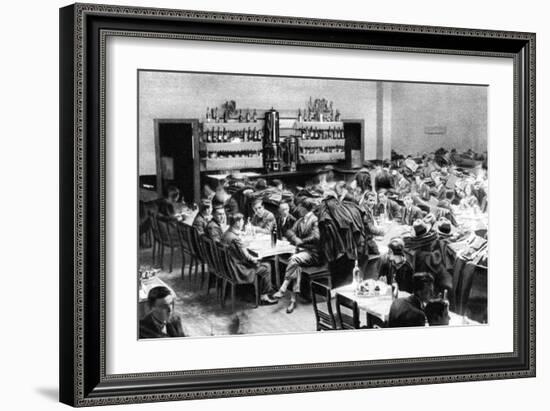 Restaurant for Students, Paris, 1931-Ernest Flammarion-Framed Giclee Print