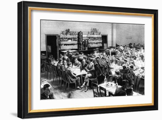 Restaurant for Students, Paris, 1931-Ernest Flammarion-Framed Giclee Print