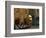 Restaurant in a Small Piazza, San Gimignano, Tuscany, Italy-Janis Miglavs-Framed Photographic Print