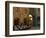 Restaurant in a Small Piazza, San Gimignano, Tuscany, Italy-Janis Miglavs-Framed Photographic Print