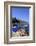 Restaurant in Symi Harbour, Symi, Dodecanese, Greek Islands, Greece, Europe-Neil Farrin-Framed Photographic Print