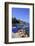 Restaurant in Symi Harbour, Symi, Dodecanese, Greek Islands, Greece, Europe-Neil Farrin-Framed Photographic Print