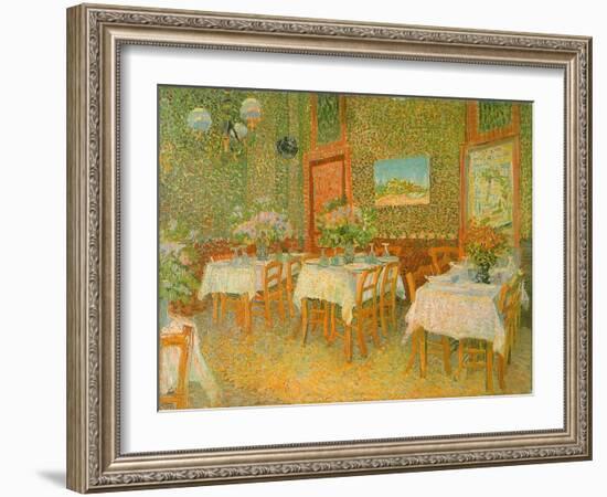 Restaurant Interior, 1887-Vincent van Gogh-Framed Giclee Print