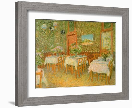 Restaurant Interior, 1887-Vincent van Gogh-Framed Giclee Print