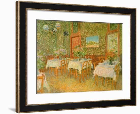 Restaurant Interior, 1887-Vincent van Gogh-Framed Giclee Print