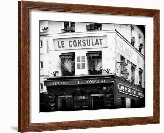 Restaurant Le Consulat - Montmartre - France-Philippe Hugonnard-Framed Photographic Print