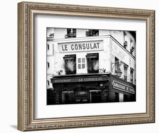 Restaurant Le Consulat - Montmartre - France-Philippe Hugonnard-Framed Photographic Print