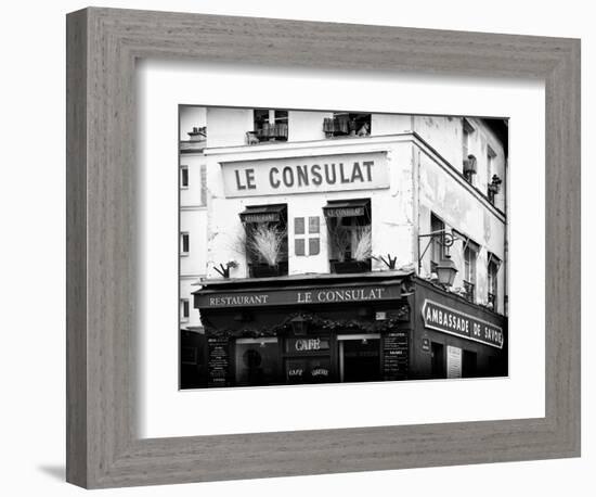 Restaurant Le Consulat - Montmartre - France-Philippe Hugonnard-Framed Photographic Print