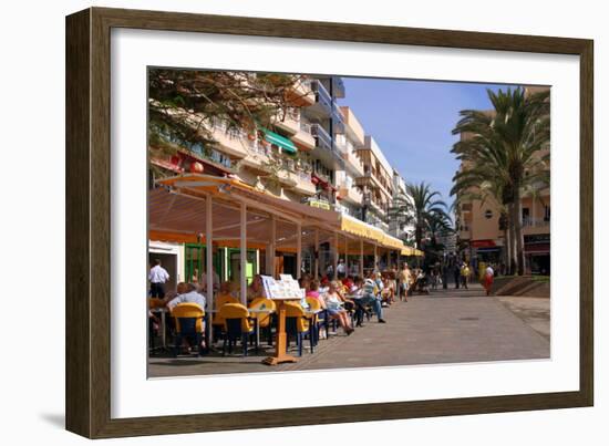 Restaurant, Los Cristianos, Tenerife, Canary Islands, 2007-Peter Thompson-Framed Photographic Print