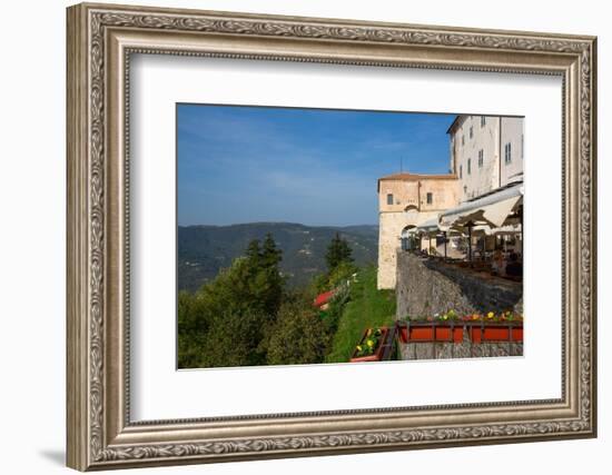 Restaurant, Motovun, Central Istria, Croatia, Europe-Richard Maschmeyer-Framed Photographic Print