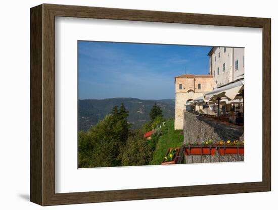 Restaurant, Motovun, Central Istria, Croatia, Europe-Richard Maschmeyer-Framed Photographic Print