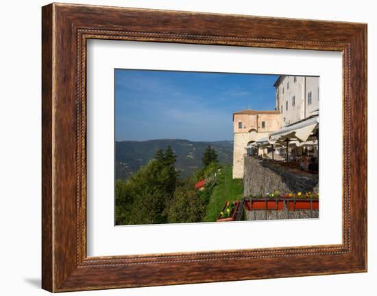 Restaurant, Motovun, Central Istria, Croatia, Europe-Richard Maschmeyer-Framed Photographic Print