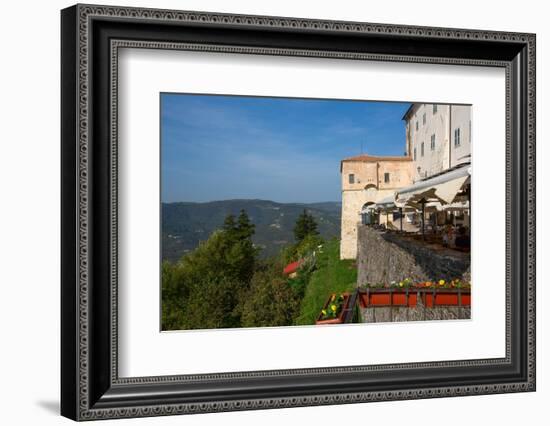 Restaurant, Motovun, Central Istria, Croatia, Europe-Richard Maschmeyer-Framed Photographic Print