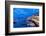 Restaurant, Naples Harbour with Mount Vesuvius in the Background at Dusk, Naples, Campania, Italy-Neil Farrin-Framed Photographic Print