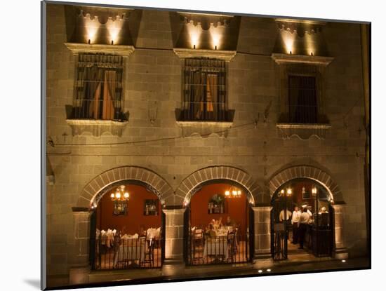 Restaurant near Main Square, San Miguel, Guanajuato State, Mexico-Julie Eggers-Mounted Photographic Print