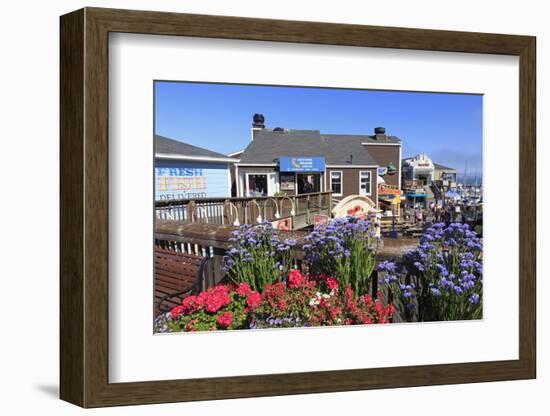 Restaurant on Pier 39, Fisherman's Wharf, San Francisco, California, United States of America-Richard Cummins-Framed Photographic Print