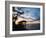 Restaurant on the Beach at Sunset, Gili Trawangan, Gili Islands, Indonesia, Southeast Asia, Asia-Matthew Williams-Ellis-Framed Photographic Print