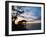 Restaurant on the Beach at Sunset, Gili Trawangan, Gili Islands, Indonesia, Southeast Asia, Asia-Matthew Williams-Ellis-Framed Photographic Print