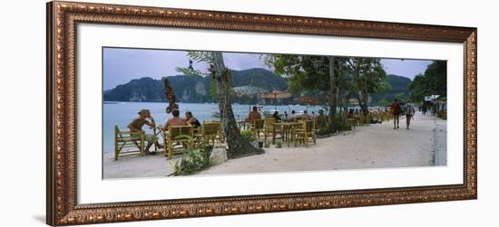 Restaurant on the Beach, Ko Phi Phi Don, Phi Phi Islands, Thailand-null-Framed Photographic Print