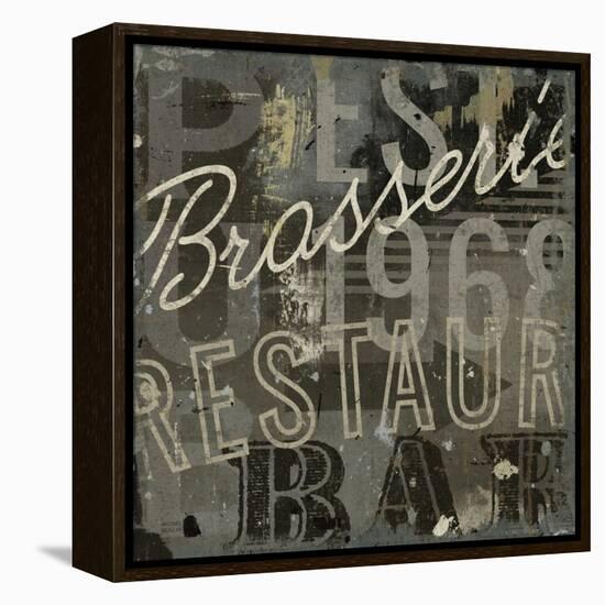 Restaurant Sign I-Michael Mullan-Framed Stretched Canvas