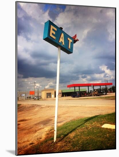 Restaurant Sign in USA-null-Mounted Photographic Print